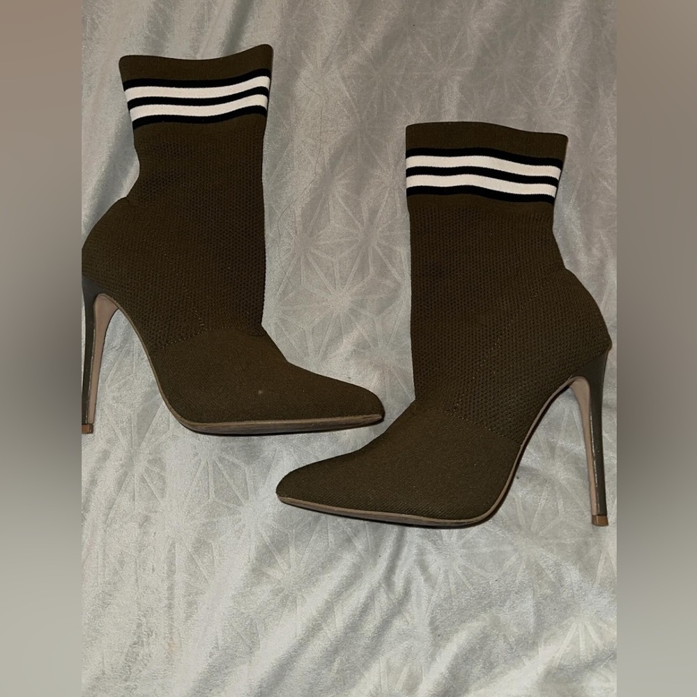 Sock Heel Booties